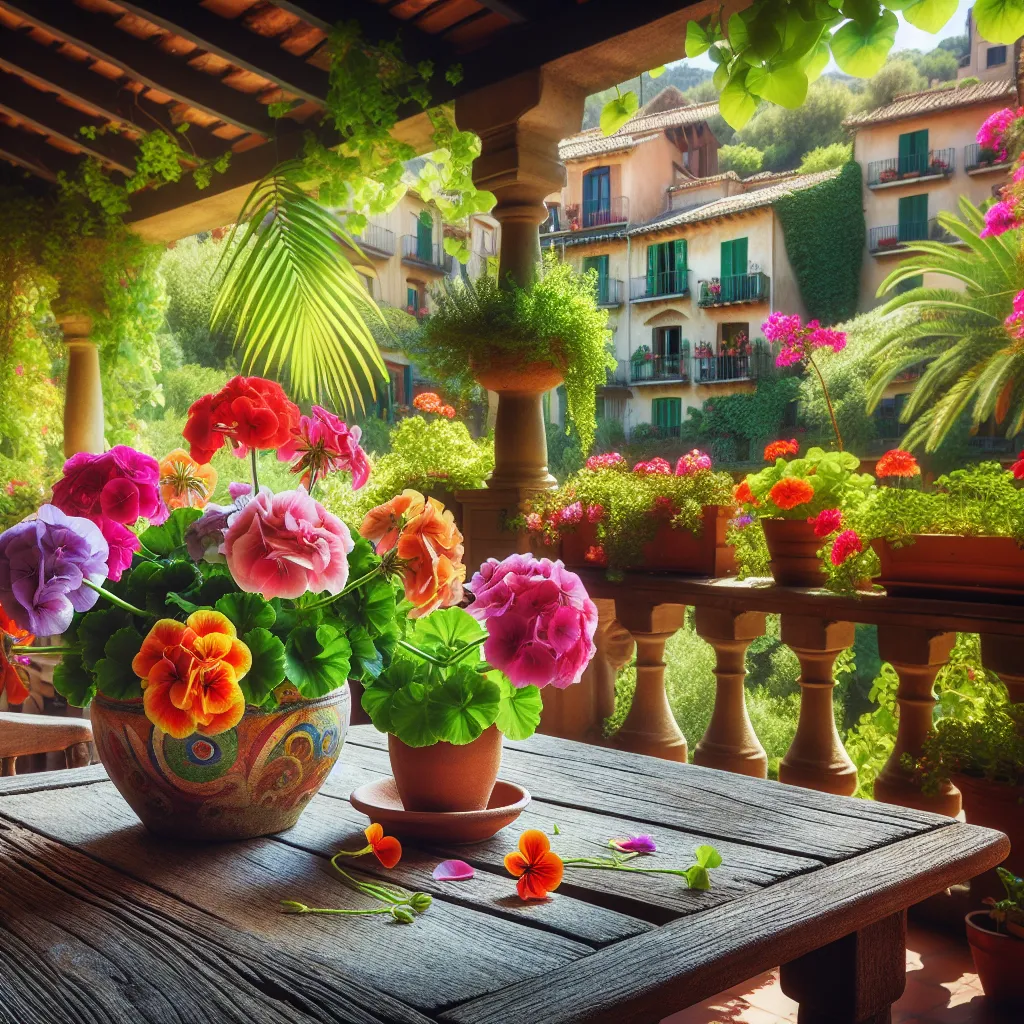 Rośliny doniczkowe idealne na balkon