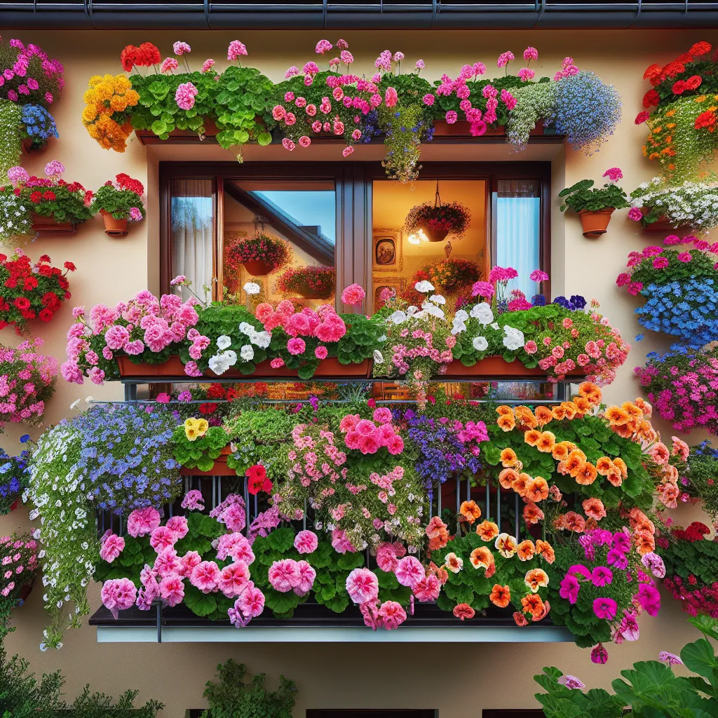 Najpiękniejsze kwiaty na balkonie
