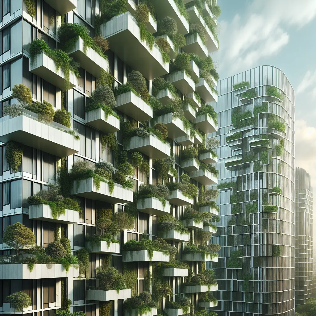 Nachhaltigkeit und Ästhetik: Die Vorteile von Vertikalgärten in urbanen Räumen